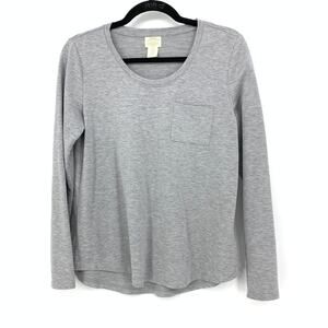 Telluride Clothing Company Long Sleeve T-Shirt Womens Sz Medium Gray